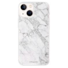 iSaprio Silikónové puzdro - SilverMarble 14 pre Apple iPhone 13 mini