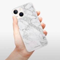 iSaprio Silikónové puzdro - SilverMarble 14 pre Apple iPhone 13 mini