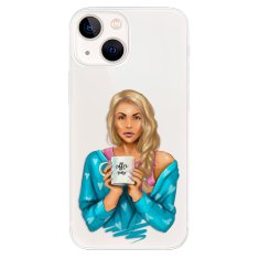 iSaprio Silikónové puzdro - Coffe Now - Blond pre Apple iPhone 13 mini