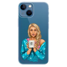 iSaprio Silikónové puzdro - Coffe Now - Blond pre Apple iPhone 13 mini