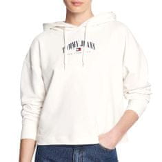 Tommy Hilfiger Mikina biela 178 - 183 cm/XL Tommy Jeans Hoodie