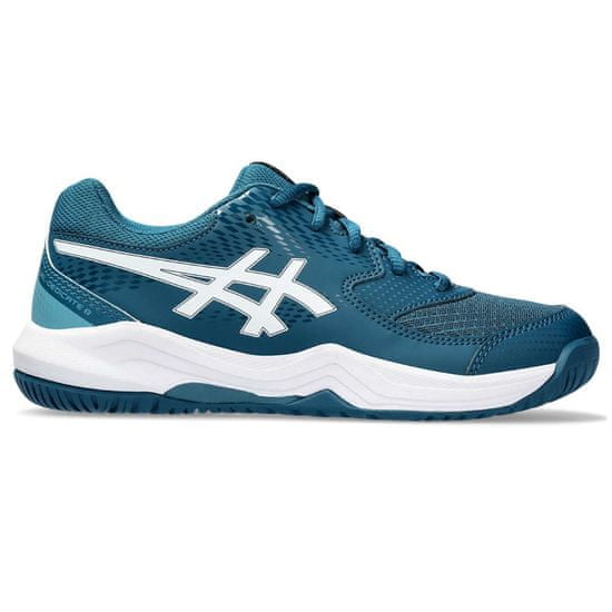 Asics Obuv tenis tyrkysová Gel-dedicate 8 Gs Restful Teal White