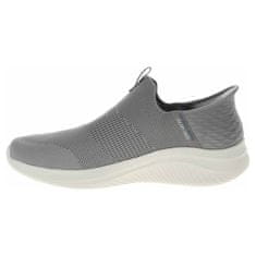 Skechers Obuv sivá 43 EU Slipins Ultra Flex 3.0 Smooth Step Gray