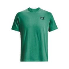 Under Armour Tričko zelená L Sportstyle Left Chest SS