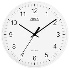 PRIM Okrúhle nástenné hodiny, Super silent biela, E01.4345.00