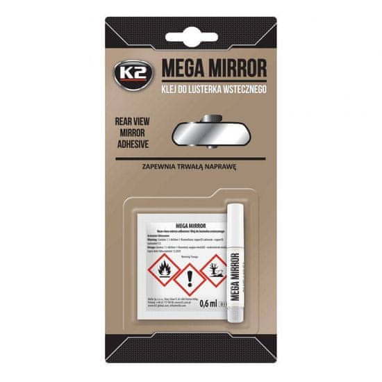 K2 MEGA MIRROR B110N 6 ml lepidlo na spätné zrkadlá