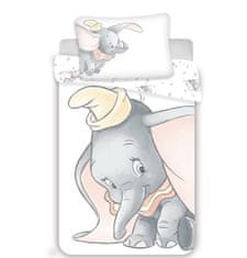 Jerry Fabrics Detská prikrývka na posteľ Disney Dumbo Grey 100x135cm, 40x60 cm