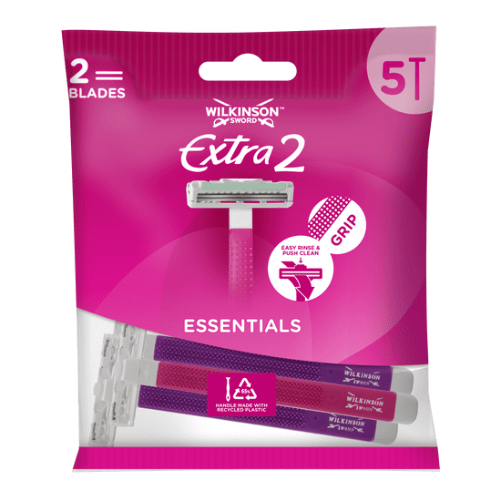 Wilkinson Sword Sword Essentials 2 Female violet 5ks holiace strojčeky