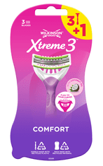 Wilkinson Sword 7005712C Xtreme 3 Beauty pohotový holiaci strojček (3+1 ks)