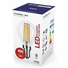 Modee LED žiarovka Filament Globe Mini G45 4W E14 teplá biela