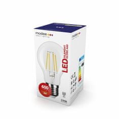 Modee LED žiarovka Filament Globe A60 6W E27 teplá biela