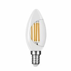 Modee LED žiarovka Filament Milky Candle C35 4W E14 teplá biela