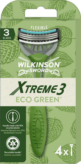 Wilkinson Sword 70017500 Xtreme3 Eco Green 4's