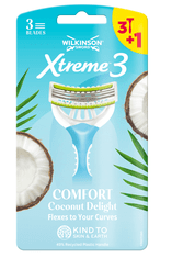 Wilkinson Sword Xtreme 3 Comfort Coconut Delight dámsky holiaci strojček 4ks (W302152500)