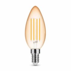 Modee Smart Lighting LED Filament Amber Candle žiarovka E14 4W teplá biela (ML-CFA1800K4WE14)