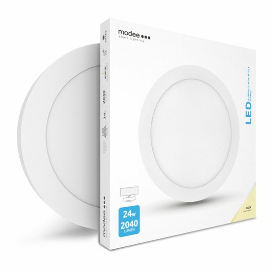 Modee Smart Lighting LED Panel Round Surface mounted 24W neutrálna biela (ML-LPR4000K24WA)