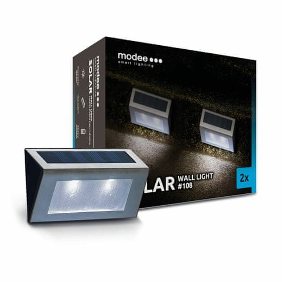 Modee Smart Lighting Solar Lamp 108 (ML-WS108) nástenné solárne lampy 2ks