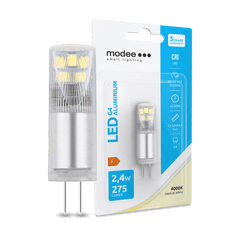 Modee LED žiarovka G4 Aluminium AC-DC 12V, 2,4W neutrálna biela (ML-G4A4000K2.4WB1)