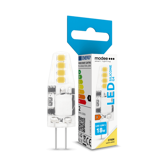 Modee Lighting LED žiarovka G4 Silicon 1,8W 12V 2700K 180 lm (ML-G4S2700K1,8WN)