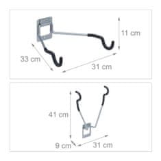 Relax Nástenný skladací držiak na bicykel 1715