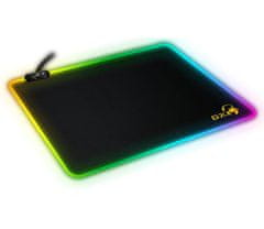 Genius GX GAMING GX-Pad 300S RGB podsvietená podložka pod myš 320 x 270 x 3 mm, čierna