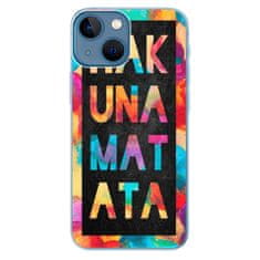 iSaprio Silikónové puzdro - Hakuna Matata 01 pre Apple iPhone 13 mini