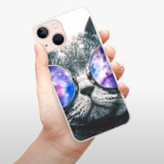 iSaprio Silikónové puzdro - Galaxy Cat pre Apple iPhone 13 mini