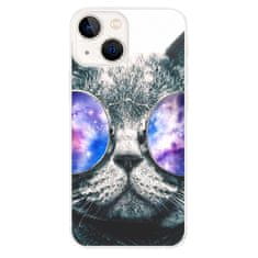 iSaprio Silikónové puzdro - Galaxy Cat pre Apple iPhone 13 mini