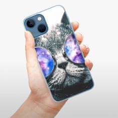 iSaprio Silikónové puzdro - Galaxy Cat pre Apple iPhone 13 mini