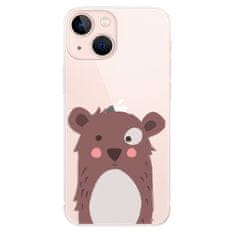 iSaprio Silikónové puzdro - Brown Bear pre Apple iPhone 13 mini