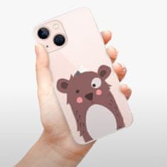 iSaprio Silikónové puzdro - Brown Bear pre Apple iPhone 13 mini