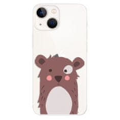 iSaprio Silikónové puzdro - Brown Bear pre Apple iPhone 13 mini