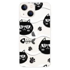 iSaprio Silikónové puzdro - Cat pattern 04 pre Apple iPhone 13 mini