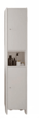 Deftrans Kúpeľňový podstavec v bielej matnej farbe 30 cm