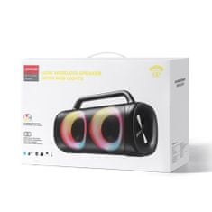 Joyroom Wireless Speaker (JR-MW02) - Bluetooth 5.0 with RGB Lights, 2500mAh, 40W - Black