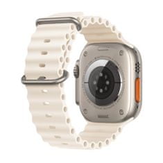 Techsuit Watchband (W038) - Apple Watch 1/2/3/4/5/6/7/8/SE/SE 2 (38/40/41mm) - White