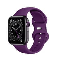 Techsuit Watchband (W031) - Apple Watch 1/2/3/4/5/6/7/8/SE/SE 2 (38/40/41mm) - Dark Purple
