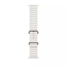 Techsuit Watchband (W038) - Apple Watch 1/2/3/4/5/6/7/8/SE/SE 2/Ultra (42/44/45/49mm) - White