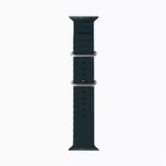 Techsuit Watchband (W038) - Apple Watch 1/2/3/4/5/6/7/8/SE/SE 2/Ultra (42/44/45/49mm) - Black