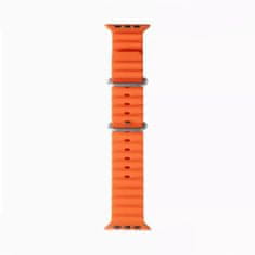 Techsuit Watchband (W038) - Apple Watch 1/2/3/4/5/6/7/8/SE/SE 2/Ultra (42/44/45/49mm) - Orange