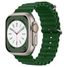 Techsuit Watchband (W038) - Apple Watch 1/2/3/4/5/6/7/8/SE/SE 2/Ultra (42/44/45/49mm) - Army Green