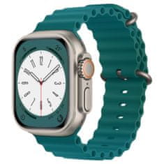 Techsuit Watchband (W038) - Apple Watch 1/2/3/4/5/6/7/8/SE/SE 2/Ultra (42/44/45/49mm) - Office Green