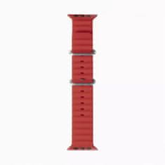 Techsuit Watchband (W038) - Apple Watch 1/2/3/4/5/6/7/8/SE/SE 2/Ultra (42/44/45/49mm) - Wine Red