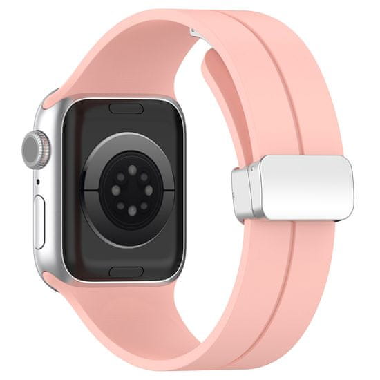 Techsuit Watchband (W011) - Apple Watch 1/2/3/4/5/6/7/8/SE/SE 2/Ultra (42/44/45/49mm) - Pink