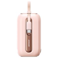 Joyroom Power Bank Colorful Series (JR-L013) - Lightning, Type-C, Built-In 2in1 Cable, 12W, 10000mAh - Pink