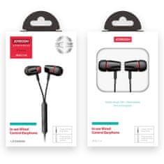 Joyroom Stereo Headphones (JR-EL114) - Jack 3.5mm, with Remote Controller and Microphone - White