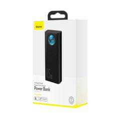 BASEUS Power Bank (PPLG000101) - with Amblight Digital Display, Fast Charge, 30000mAh - Black