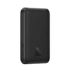 BASEUS Power Bank Magnetic Wireless Charging (PPCX050001) - Type-C, 6000mAh, 20W with Cable USB-C to Type-C, 0.5m - Black
