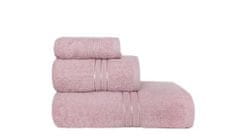 FARO Textil Bavlnený uterák Rondo 30x50 cm ružový