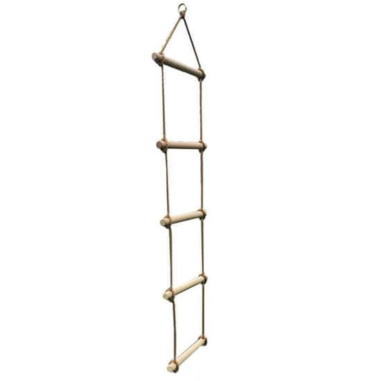 MXM Drevený závesný lanový rebrík